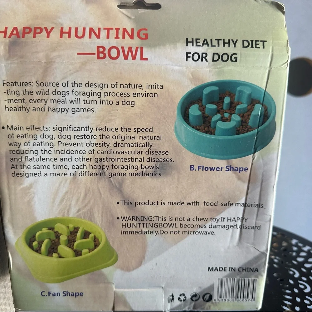 Non-Skid Dog Bowl by [Brand] - Green